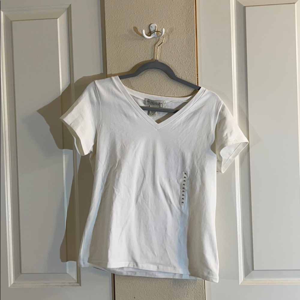 NWT Banana Republic white tee size XL